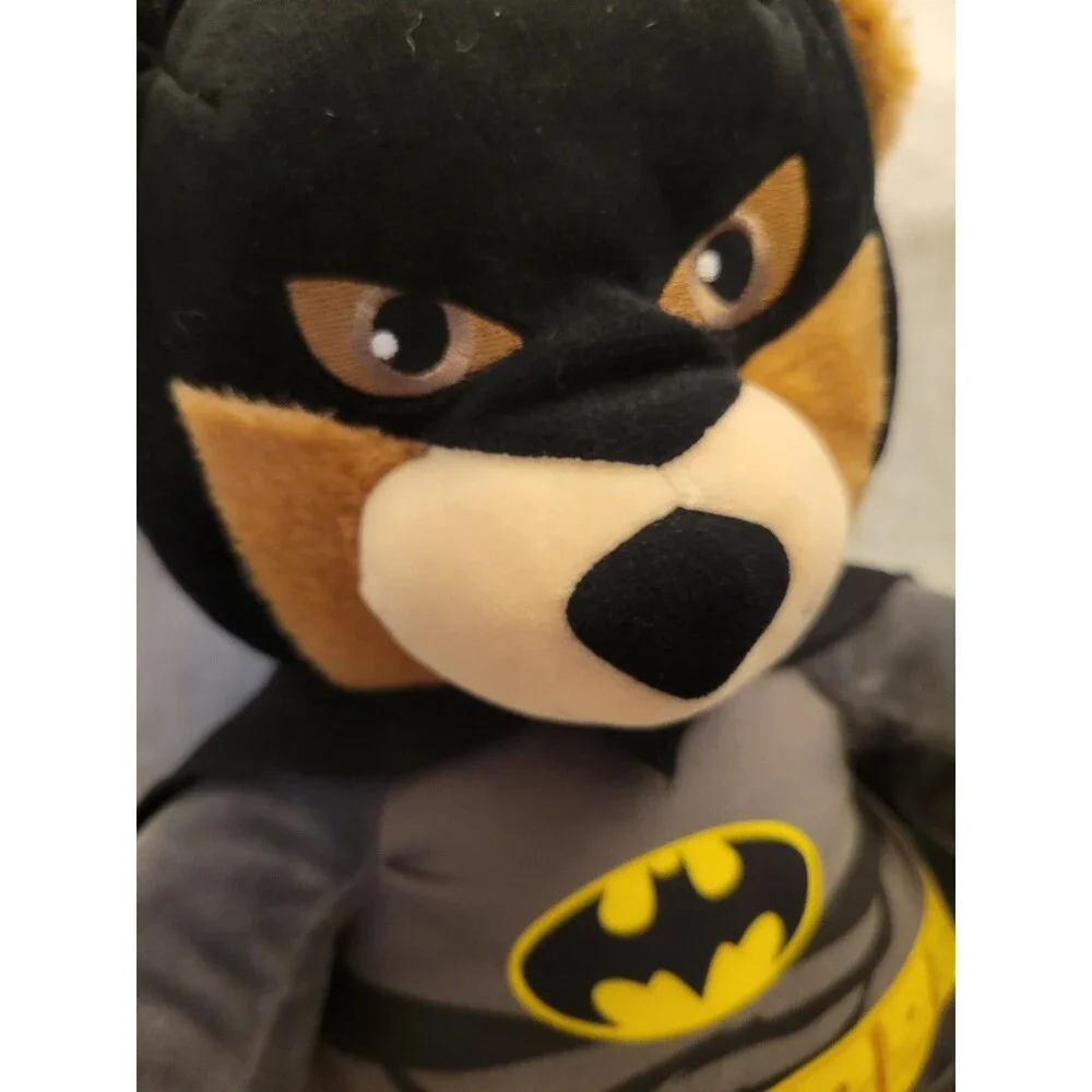 RARE Build-A-Bear Batman Teddy Bear Plush with Cape Retired